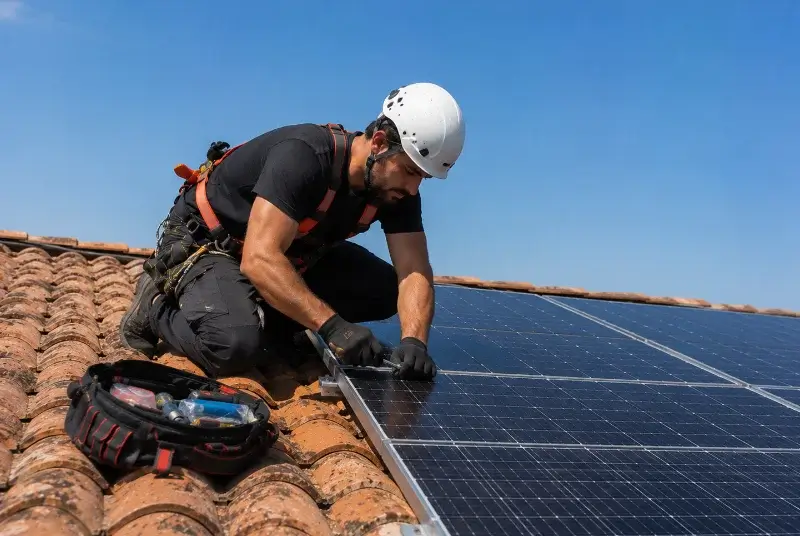 Maintenance et monitoring de panneaux solaires à Épieds